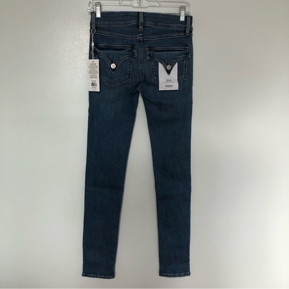 Hudson Collin Mid Rise Skinny Jeans Blue New 25 - Picture 4 of 8